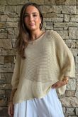 Conrad Grunge Loose Cotton Knit Oat